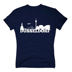 Dsseldorf Skyline - Herren T-Shirt