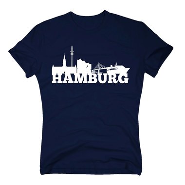 Hamburg Skyline - Herren T-Shirt