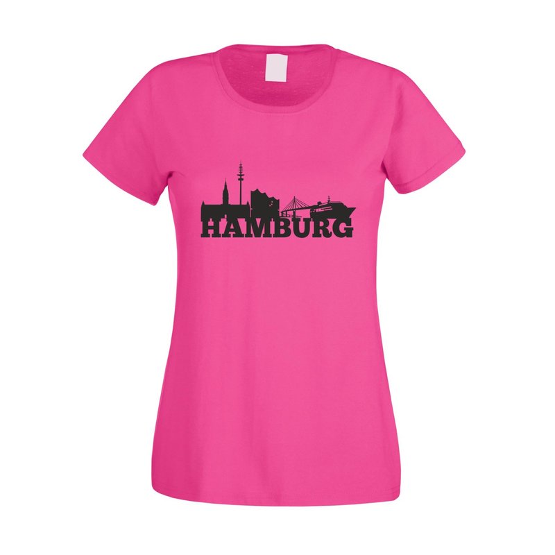 Hamburg Skyline - Damen T-Shirt