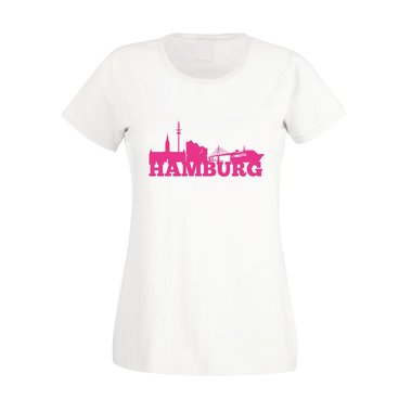 Hamburg Skyline - Damen T-Shirt