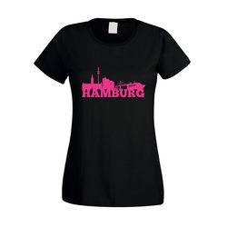 Hamburg Skyline - Damen T-Shirt