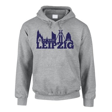 Leipzig Skyline - Herren Hoodie