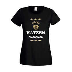 Damen T-Shirt - Stolze Katzen Mama