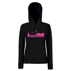 Dsseldorf Skyline - Damen Hoodie