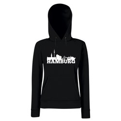 Hamburg Skyline - Damen Hoodie