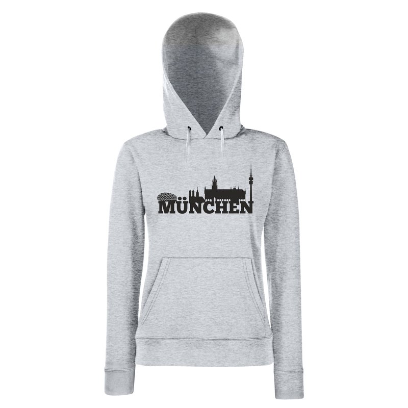 München Skyline - Damen Hoodie