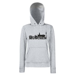 Mnchen Skyline - Damen Hoodie