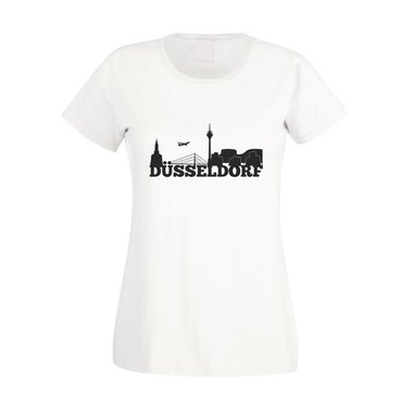 Düsseldorf Skyline - Damen T-Shirt