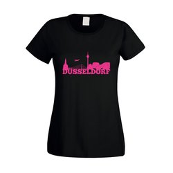 Dsseldorf Skyline - Damen T-Shirt