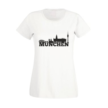 München Skyline - Damen T-Shirt