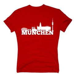 Mnchen Skyline - Herren T-Shirt