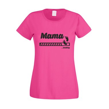 Mama loading - Damen T-Shirt