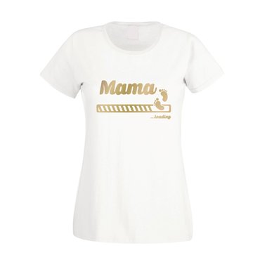 Mama loading - Damen T-Shirt