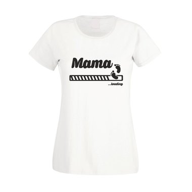 Mama loading - Damen T-Shirt