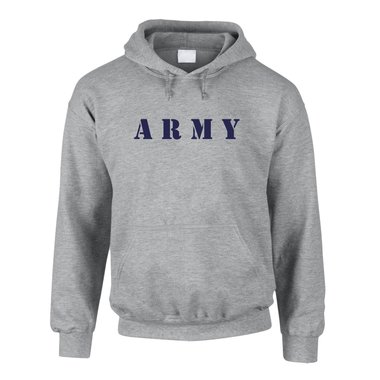 ARMY Hoodie Herren schwarz-weiss XXXL