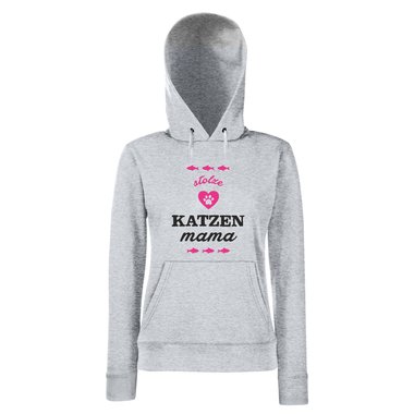 Damen Hoodie - Stolze Katzen Mama