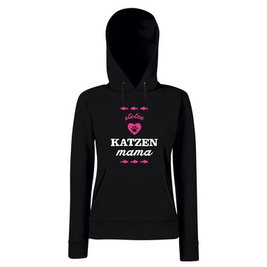 Damen Hoodie - Stolze Katzen Mama