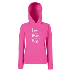 Damen Hoodie - Frau, Mama, Boss