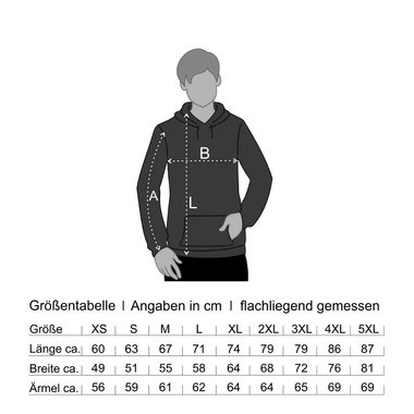 Herren Hoodie - Bruder to be - loading grau-dunkelblau XS