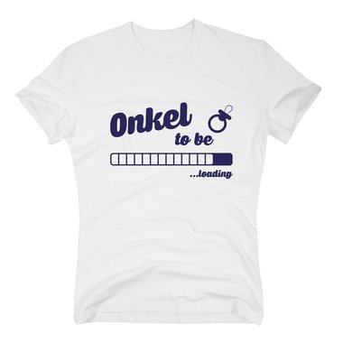 Herren T-Shirt - Onkel to be - loading dunkelblau-cyan 5XL