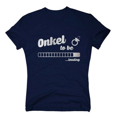 Herren T-Shirt - Onkel to be - loading dunkelblau-cyan 5XL