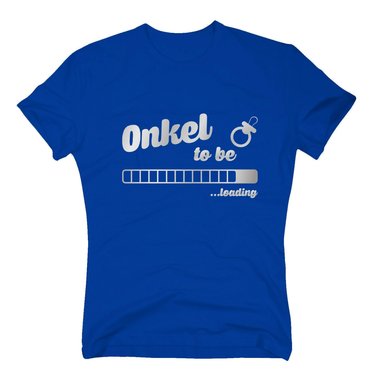 Herren T-Shirt - Onkel to be - loading dunkelblau-cyan 5XL