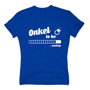 Herren T-Shirt - Onkel to be - loading dunkelblau-cyan 5XL