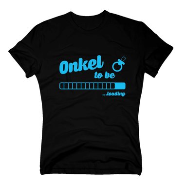 Herren T-Shirt - Onkel to be - loading dunkelblau-cyan 5XL