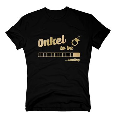 Herren T-Shirt - Onkel to be - loading dunkelblau-cyan 5XL