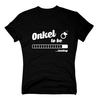 Herren T-Shirt - Onkel to be - loading dunkelblau-cyan 5XL