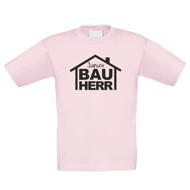 Richtfest Geschenk - T-Shirt Kinder Junior Bauherr