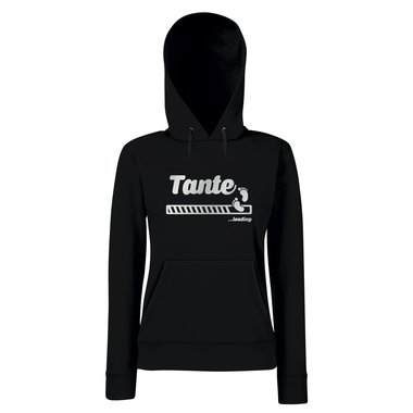 Damen Hoodie - Tante loading schwarz-gold L