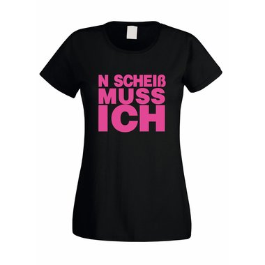 Damen T-Shirt FUN N  Schei muss ich