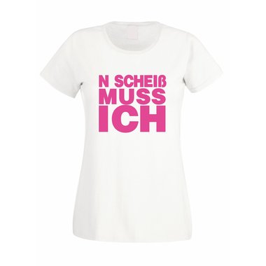 Damen T-Shirt FUN N  Schei muss ich