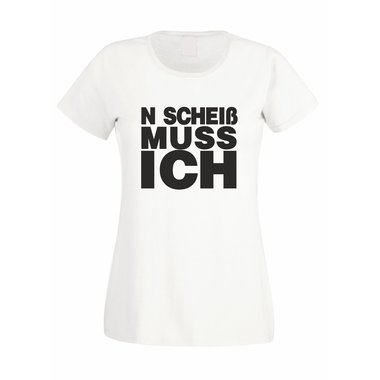 Damen T-Shirt FUN N  Schei muss ich