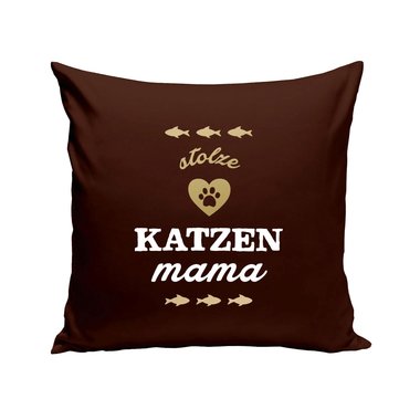 Dekokissen - Stolze Katzen Mama