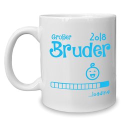 Kaffeebecher - Tasse - Groer Bruder 2018 ...loading