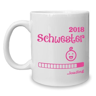 Kaffeebecher - Tasse - Schwester 2018 ...loading