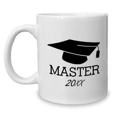 Kaffeebecher - Tasse - Master mit Wunschjahr