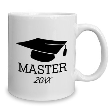 Kaffeebecher - Tasse - Master mit Wunschjahr