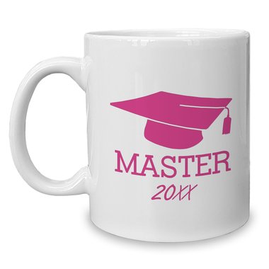 Kaffeebecher - Tasse - Master mit Wunschjahr