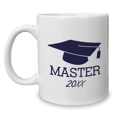 Kaffeebecher - Tasse - Master mit Wunschjahr