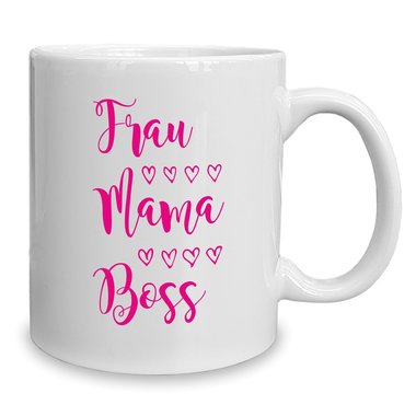 Kaffeebecher - Tasse - Frau, Mama, Boss