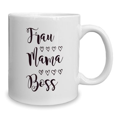 Kaffeebecher - Tasse - Frau, Mama, Boss