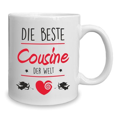 Kaffeebecher - Tasse - Die Beste Cousine der Welt