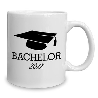 Kaffeebecher - Tasse - Bachelor mit Wunschjahr