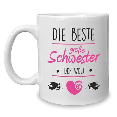 Kaffeebecher - Tasse - Die Beste groe Schwester der Welt