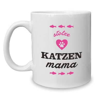 Kaffeebecher - Tasse - Stolze Katzen Mama