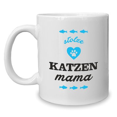 Kaffeebecher - Tasse - Stolze Katzen Mama