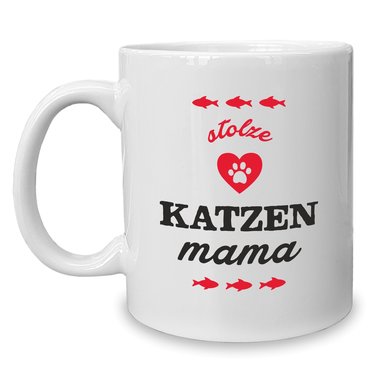 Kaffeebecher - Tasse - Stolze Katzen Mama